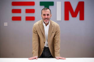 TIM General Manager Pietro Labriola poses for a portrait in Rome