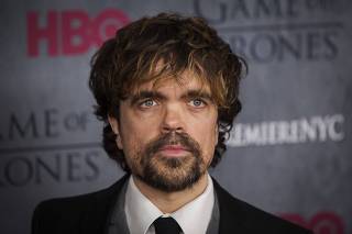 File photo of cast member Peter Dinklage arriving for the season four premiere of the HBO series 