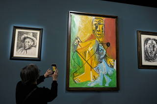 Picasso paintings and works are auctioned at the Bellagio Hotel in Las Vegas