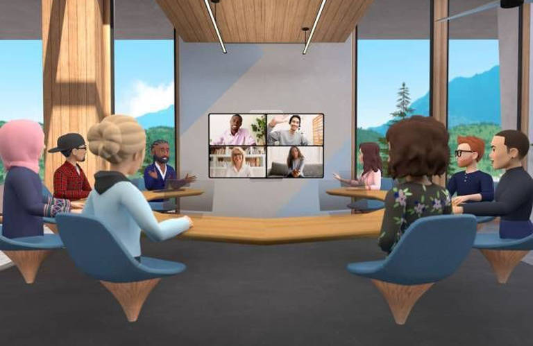 Horizon Worlds, o metaverso do Meta em realidade aumentada (RA) 