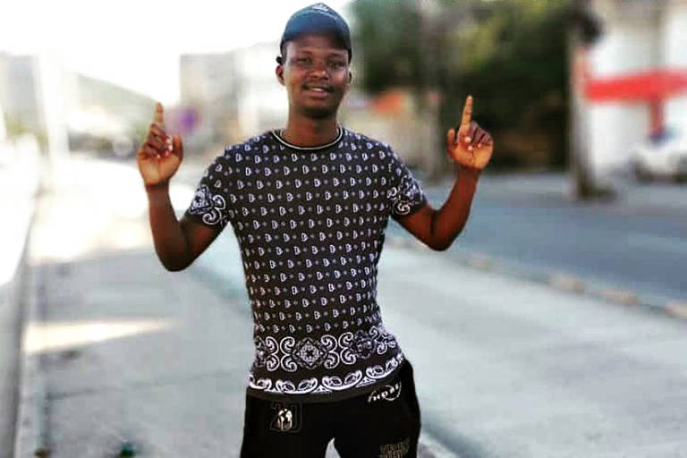 O jovem congolês Moise Mugenyi Kabagambe, 24, foi espancado até a morte na Barra da Tijuca, zona oeste do Rio
