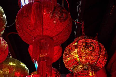 Decoração de Ano Novo na China
