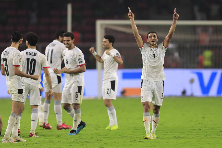 Egípcios comemoram a classificação para a final da Copa Africana de Nações