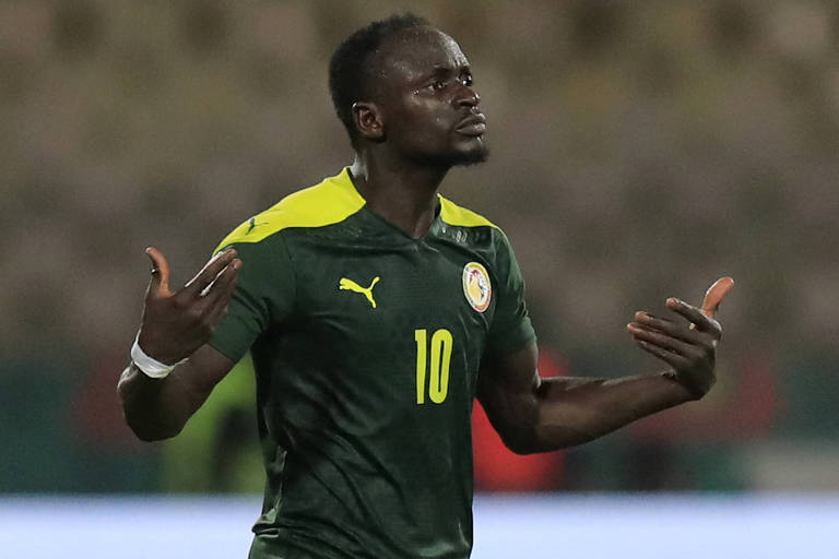 O senegalês Sadio Mané durante partida contra a Burkina Faso na Copa Africana de Nações