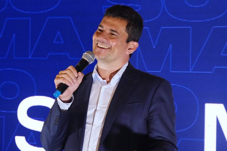 Sergio Moro durante encontro com empresários de Campina Grande, promovido pelo Grupo Soma