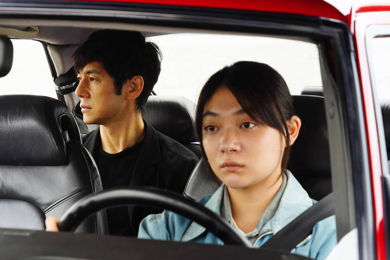 Cena do filme "Drive My Car", do cineasta japonês Ryusuke Hamaguchi