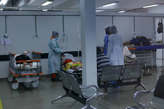 Pacientes atendidos na Recepção do Hospital Asa Norte