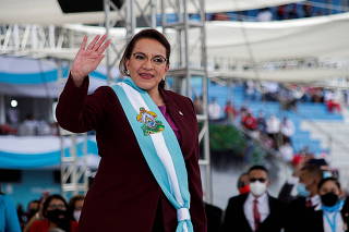 FILE PHOTO: Swearing-in ceremony of new Honduran President Castro in Tegucigalpa