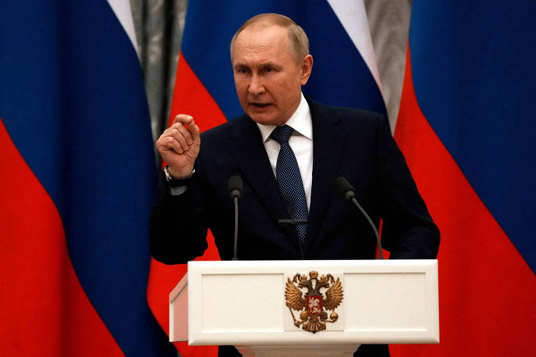 Putin chama de 'especulação provocativa' alerta dos EUA sobre invasão da Ucrânia