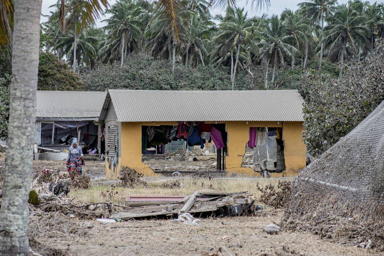 Um mês após vulcão e tsunami, 'besuntado de Tonga' alerta para lenta recuperação do país