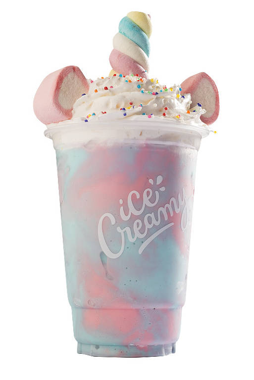 No Ice Creamy, o colorido unicórnio agrada as crianças