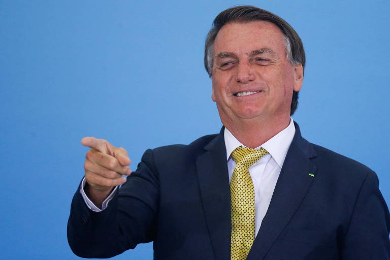 O presidente Jair Bolsonaro (PL)
