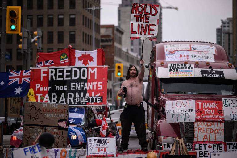 Canadá ameaça prender manifestantes antivacina após 3 semanas de protestos