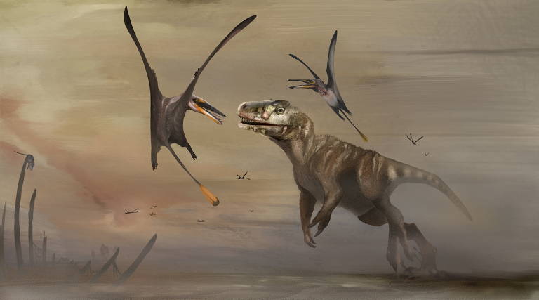 Pterossauro 'Dearc sgiathanach'