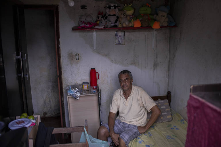 Paulo Roberto Batista, 57, não saiu de sua casa no Bairro Oficina mesmo com os alertas da Defesa Civil