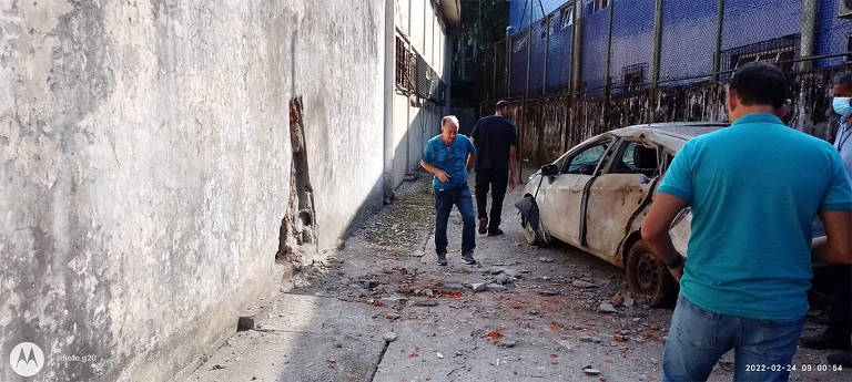 Suspeitos jogam bomba em delegacia de Santos para tentar resgatar preso no local 