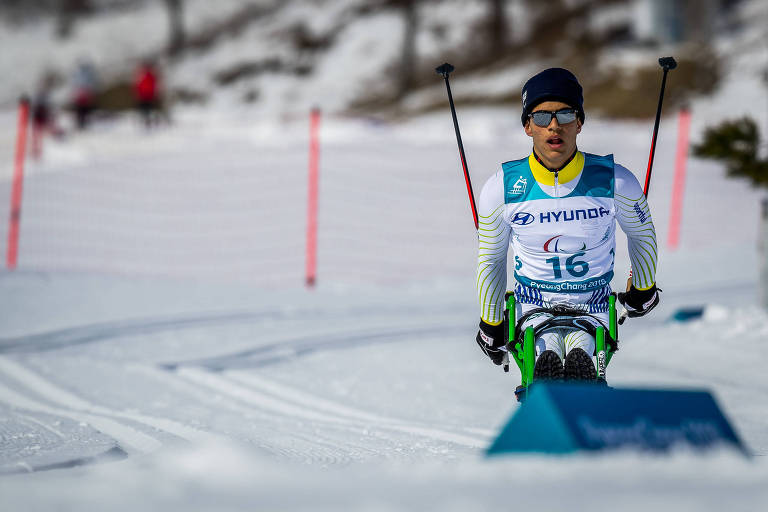 Esquiador paralímpico Cristian Ribera, maior esperança do Brasil por uma inédita medalha nos Jogos de Inverno