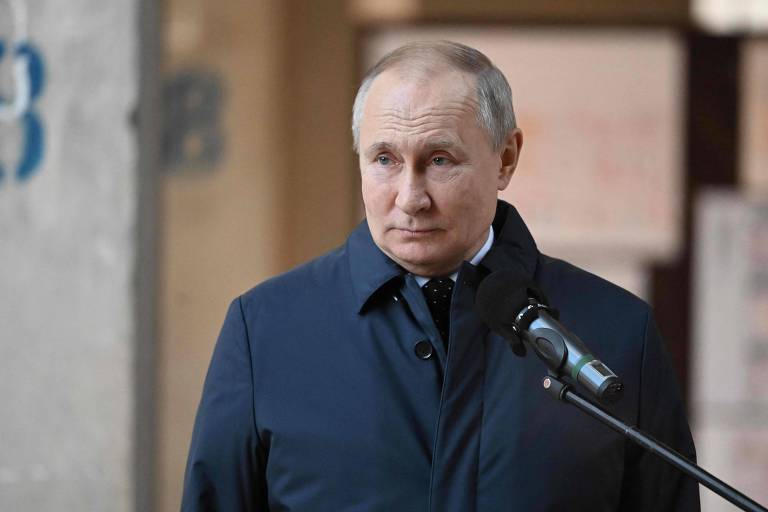 O presidente da Rússia, Vladimir Putin, em Moscou