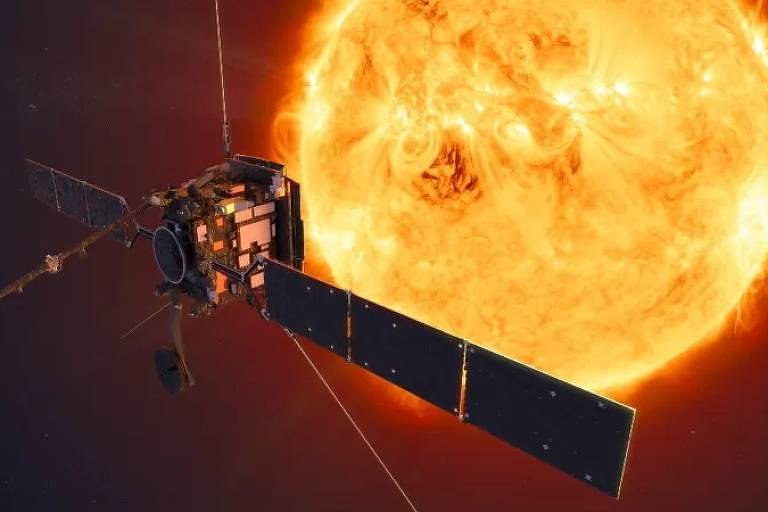 A Solar Orbiter se aproximará do Sol até a órbita de Mercúrio 