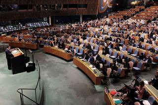 United Nations General Assembly Emergency Special Session Holds Vote On Resolution Over Russia's Invasion Of Ukraine