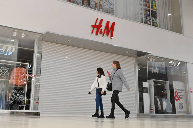 Lojas da marca H&M fecham as portas na Rússia em protesto contra guerra na Ucrânia