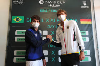 Davis Cup - Brazil v Germany Press Conference