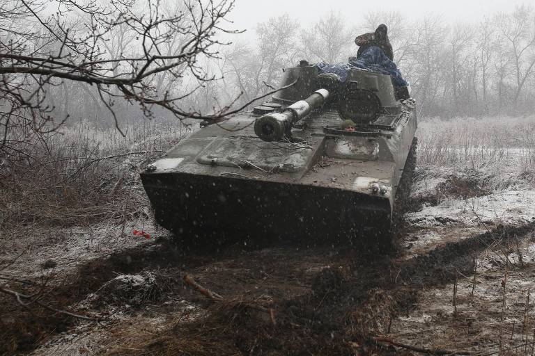 Tanque de guerra ucraniano