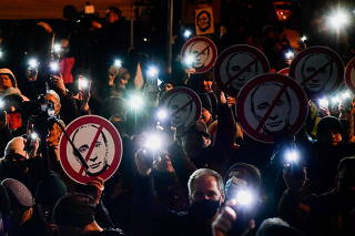 Protest organised by Hungary's opposition members, in Budapest
