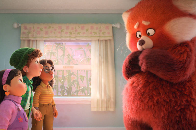 Cena da animação "Red: Crescer é uma Fera", que Domee Shi dirige para a Pixar