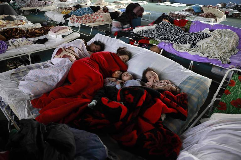 Complexo atlético recebe refugiados ucranianos em Moldova