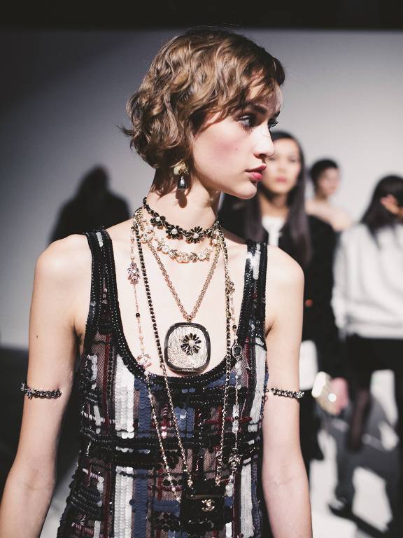 Look da Chanel desfilado na Semana de Moda de Paris