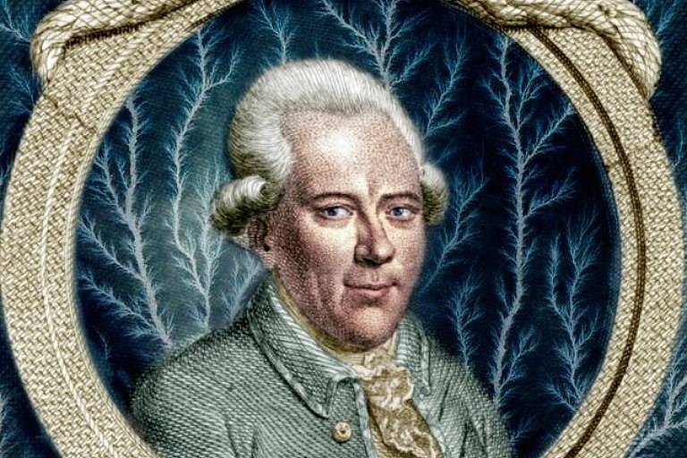 Retrato do cientista Georg Christoph Lichtenberg, 1742-1799