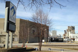 FILE PHOTO: The world's largest corn mill of global grain company Archer Daniels Midland is pictured in Decatur