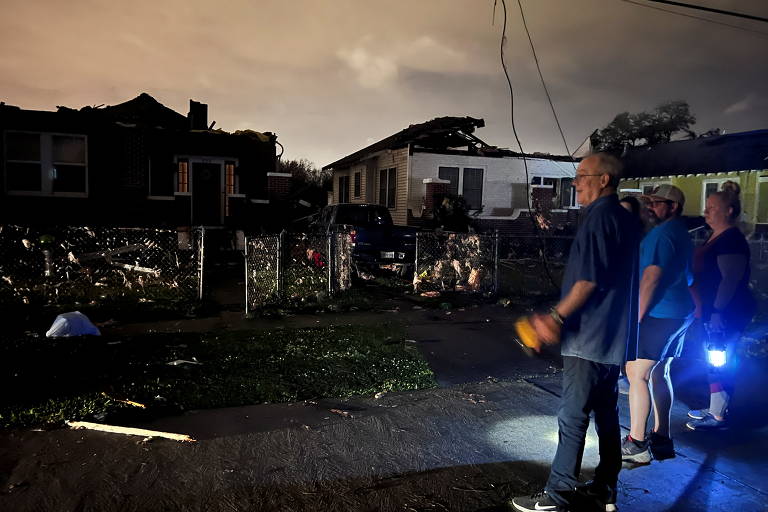 Tornado deixa rastro de destruição e ao menos um morto em Nova Orleans 