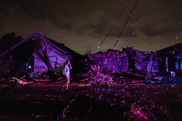 Tornado deixa rastro de destruição e ao menos um morto em Nova Orleans 