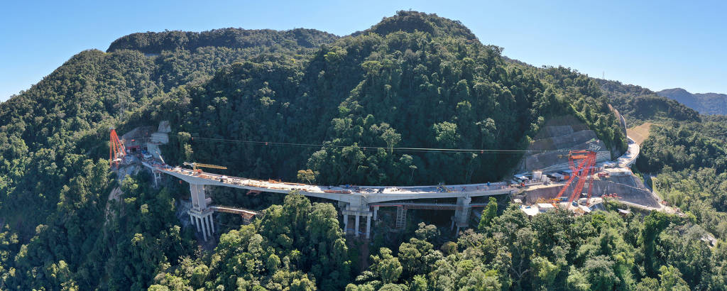 Obra da Tamoios usa tecnologia inédita para preservar meio ambiente