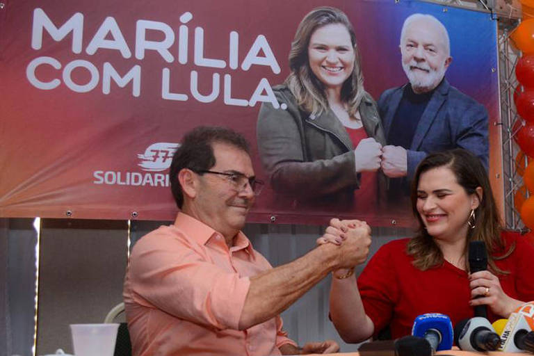 Ao lado de Paulinho da Força, Marília Arraes se filia ao Solidariedade
