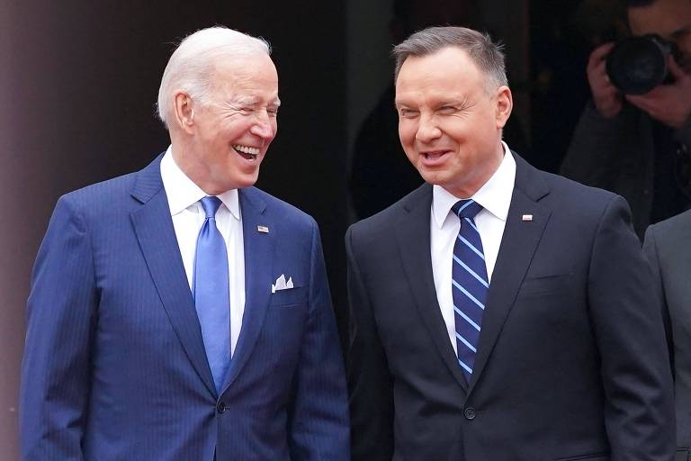 Biden se encontra com ucranianos na Polônia; veja fotos da guerra na Ucrânia