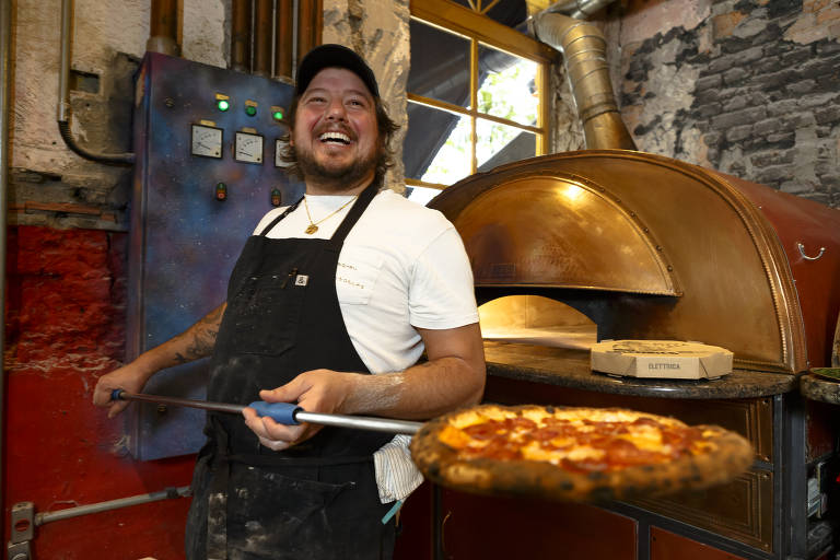 Pizza no Estilo Nova-Iorquino