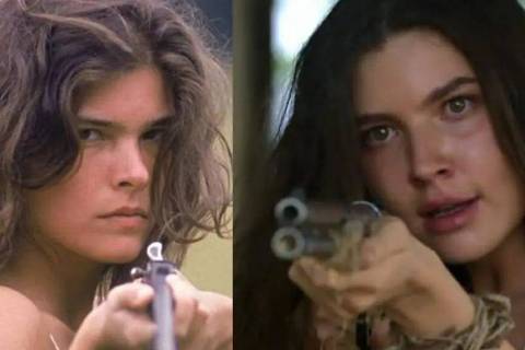 As Jumas Cristiana Oliveira (1990) e Alanis Guillen (2022)