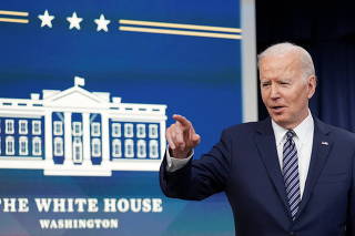 President BIden speaks about energy prices at the White House in Washington