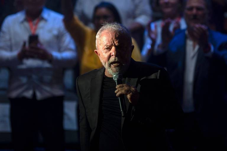 O ex-presidente Lula (PT), em fala na UFRJ