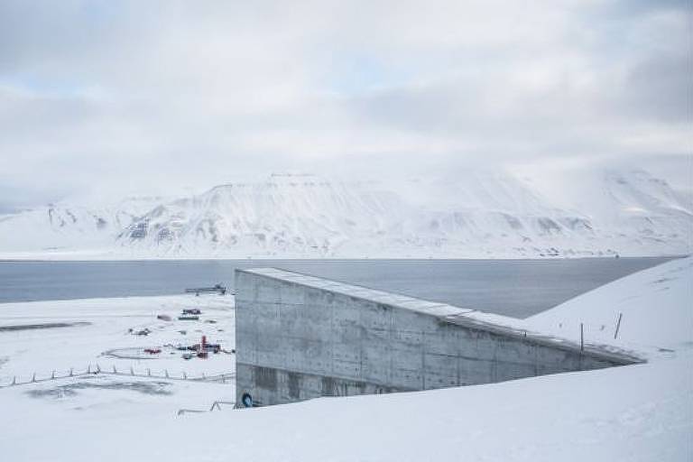 O permafrost permite preservar as centenas de milhares de sementes armazenadas dentro do cofre