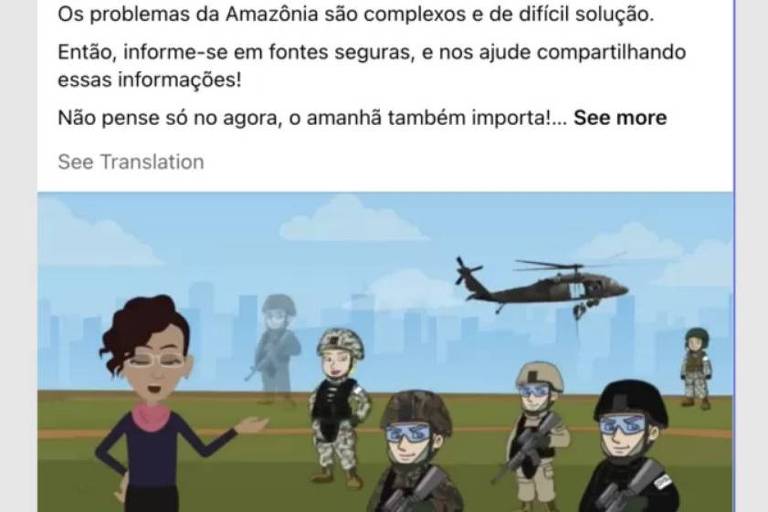 Facebook derruba rede de desinformação sobre Amazônia operada por militares do Exército