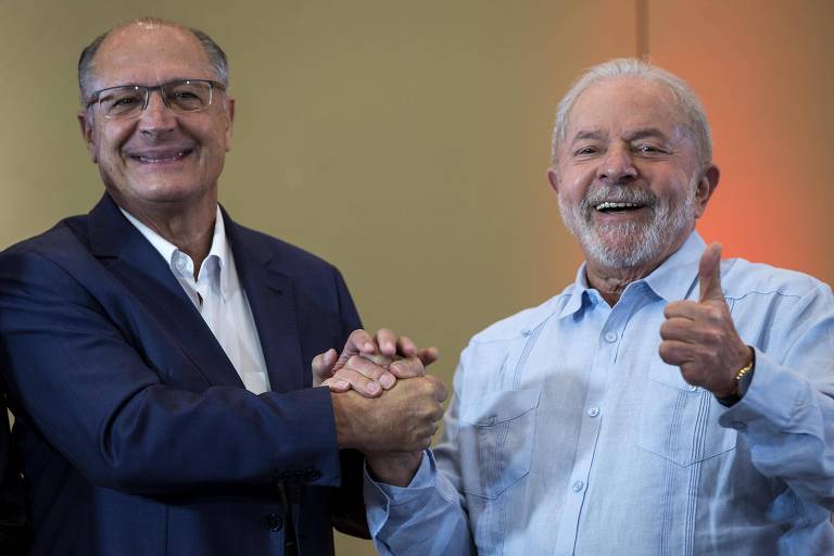 O ex-governador de São Paulo Geraldo Alckmin (PSB) e o ex-presidente Lula (PT)
