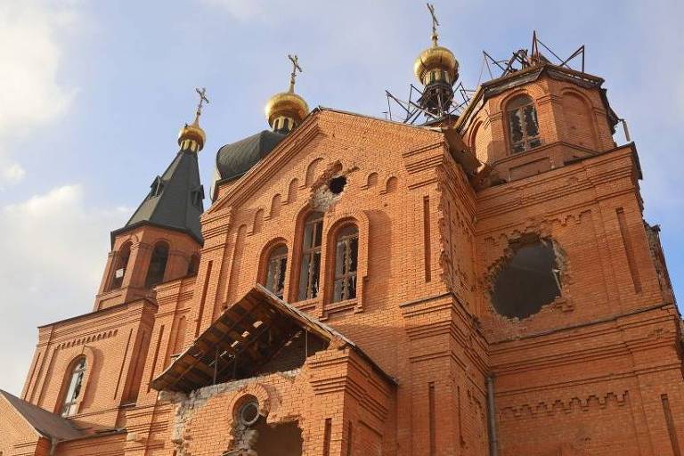 Muitas igrejas ucranianas foram destruídas por ataques russos