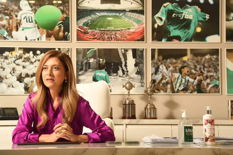 Leila Pereira, presidente do Palmeiras, em entrevista à Folha