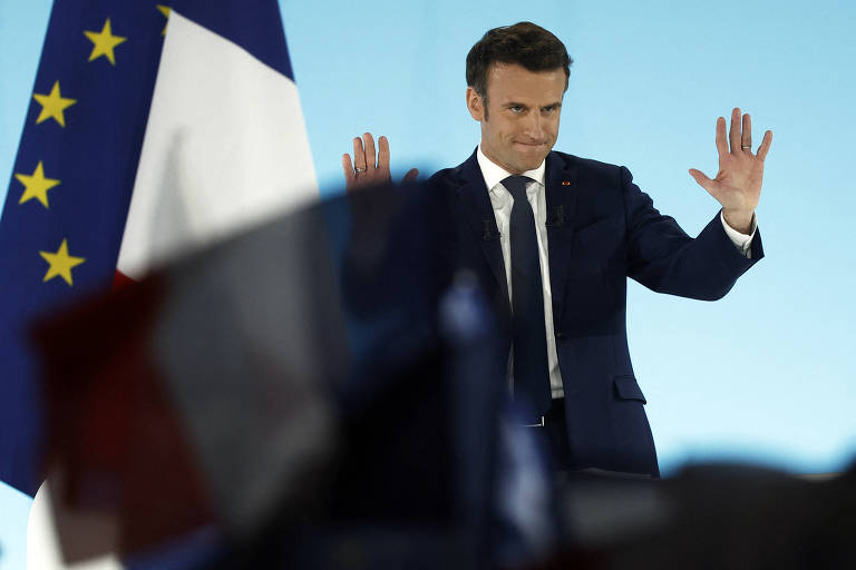 Macron triunfa no 1º turno, mas eleição na França continua em aberto