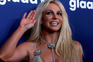 FILE PHOTO: Singer Spears poses at the 29th Annual GLAAD Media Awards in Beverly Hills