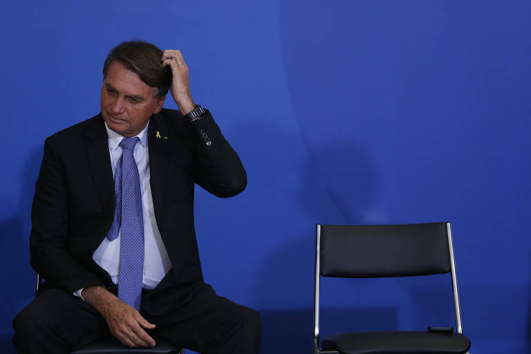 O presidente Jair Bolsonaro (PL) durante evento no Palácio do Planalto; ele é um defensor das comunidades terapêuticas 